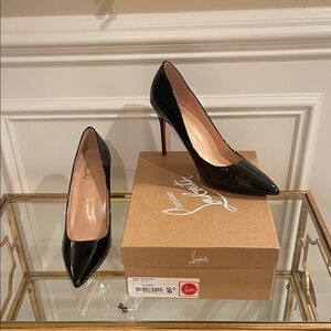 Christian Louboutin Black Patent Heels Size 41